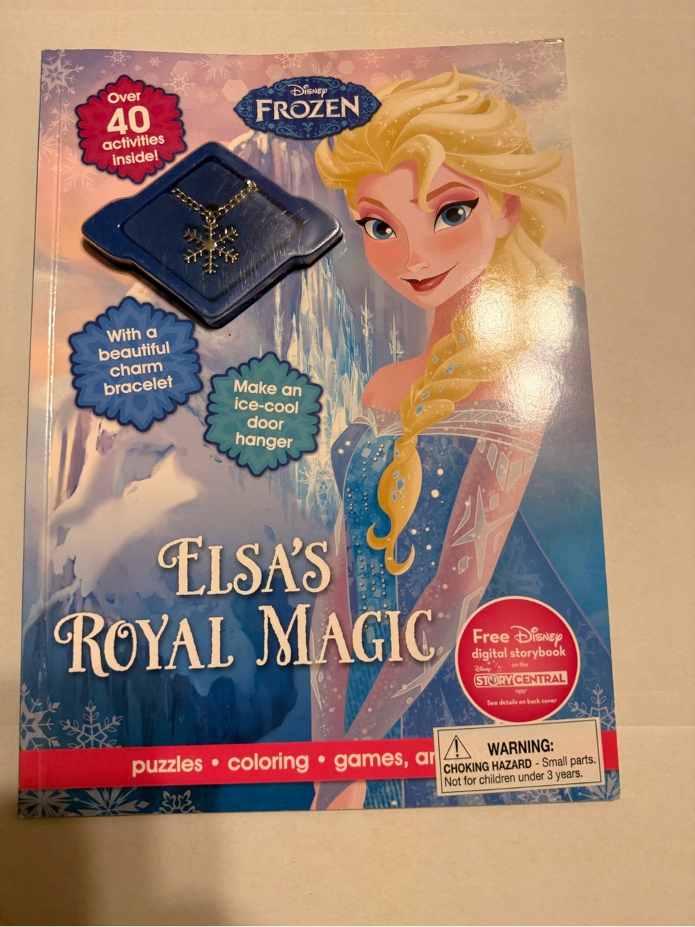 Disney Elsa's Royal Magic Activity‎ Book - Blue, Gold, White